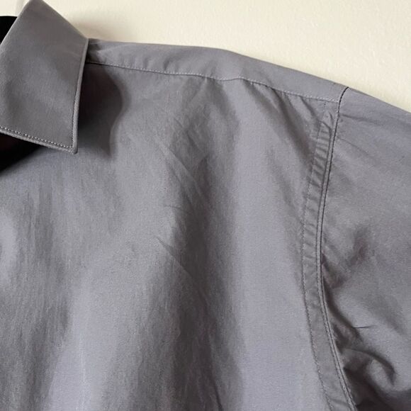 Unlisted by Kenneth Cole grey, long-sleeved, dress button down shirt, 16 (32-33) - Picture 2 of 7